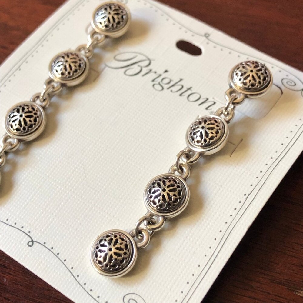 Brighton Silver and Gold Earrings - Picture 3 of 6